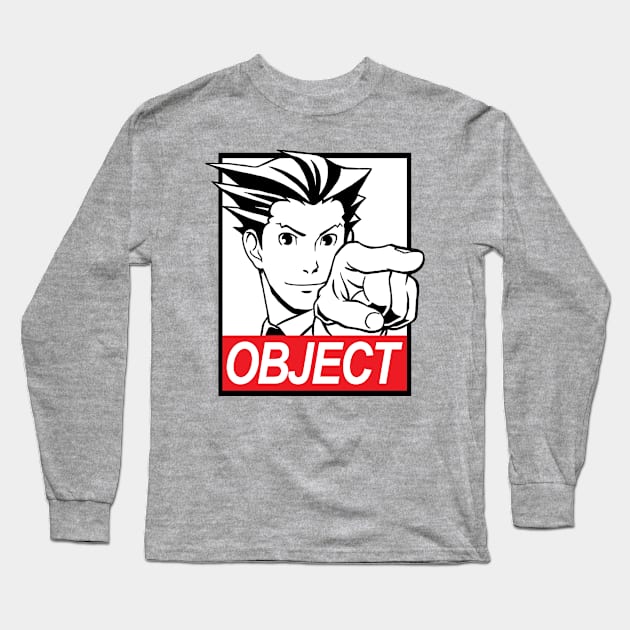 OBJECT! Phoenix Wright Long Sleeve T-Shirt by spookyruthy